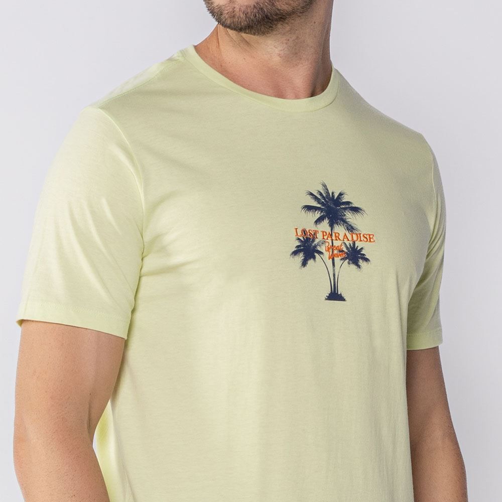 Camiseta Masculina De Algodão Lost Paradise Thing