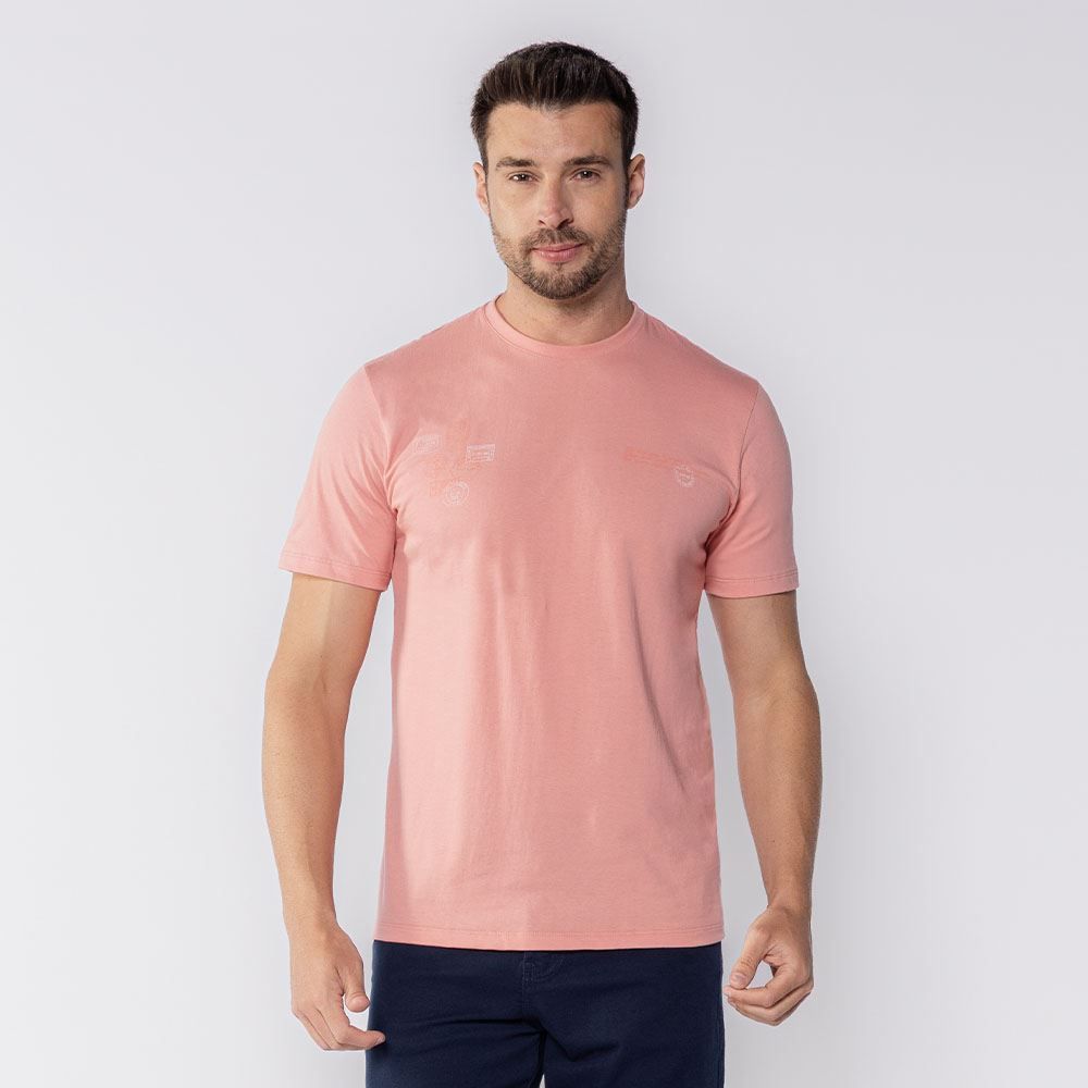 Camiseta Masculina De Algodão Marc Alain
