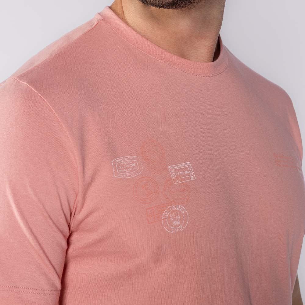 Camiseta Masculina De Algodão Marc Alain