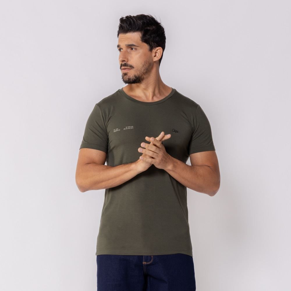 Camiseta Masculina Estampada Olho Fatal