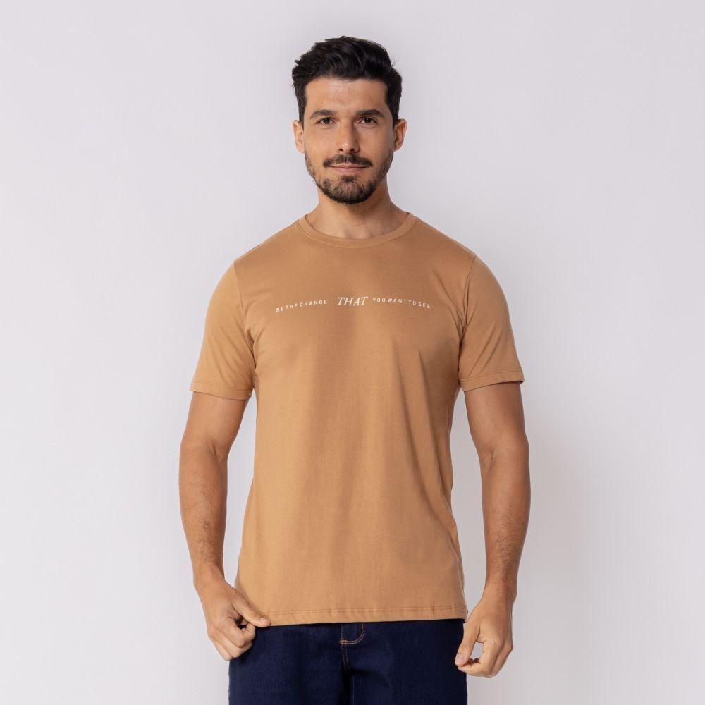Camiseta Masculina Lettering Marc Alain