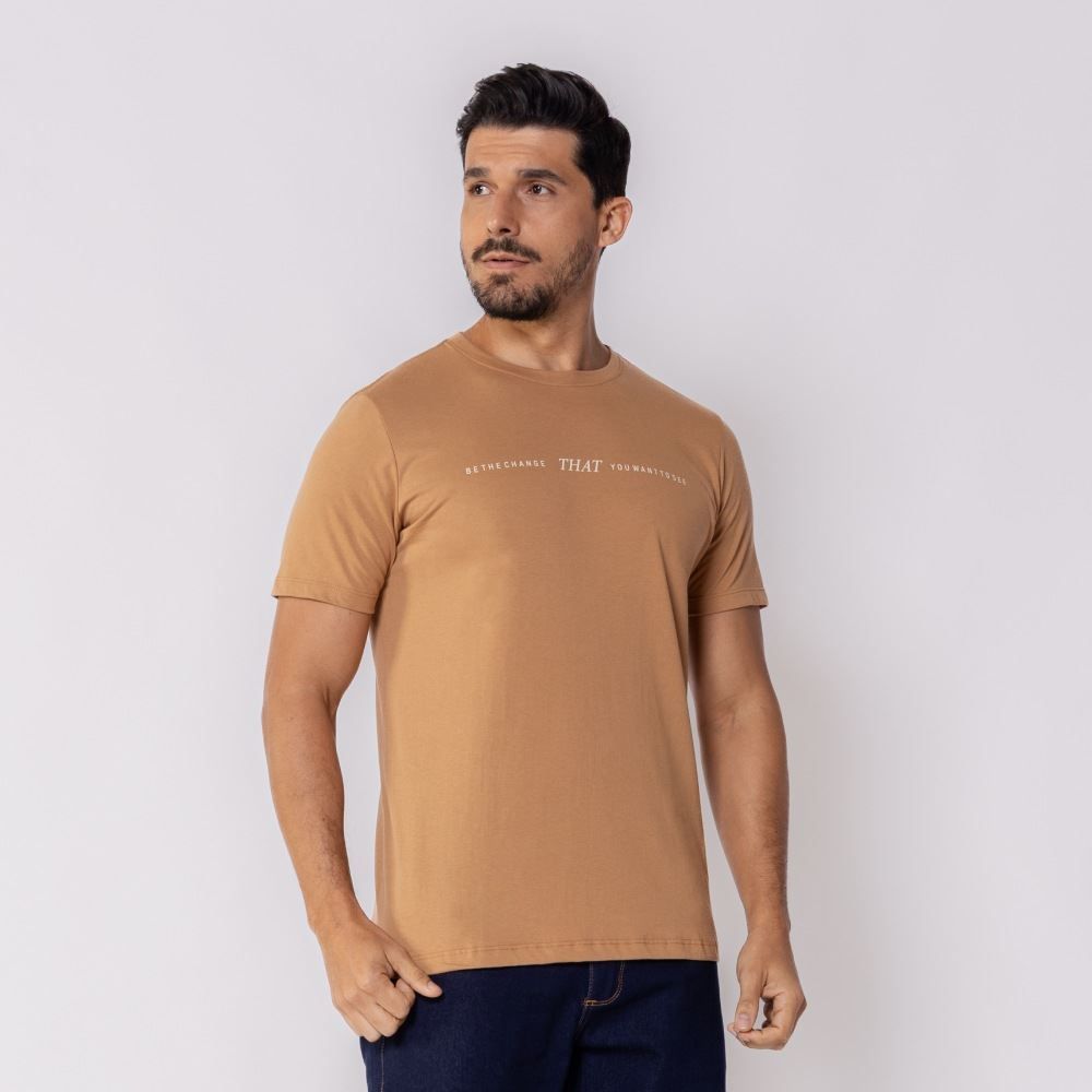 Camiseta Masculina Lettering Marc Alain