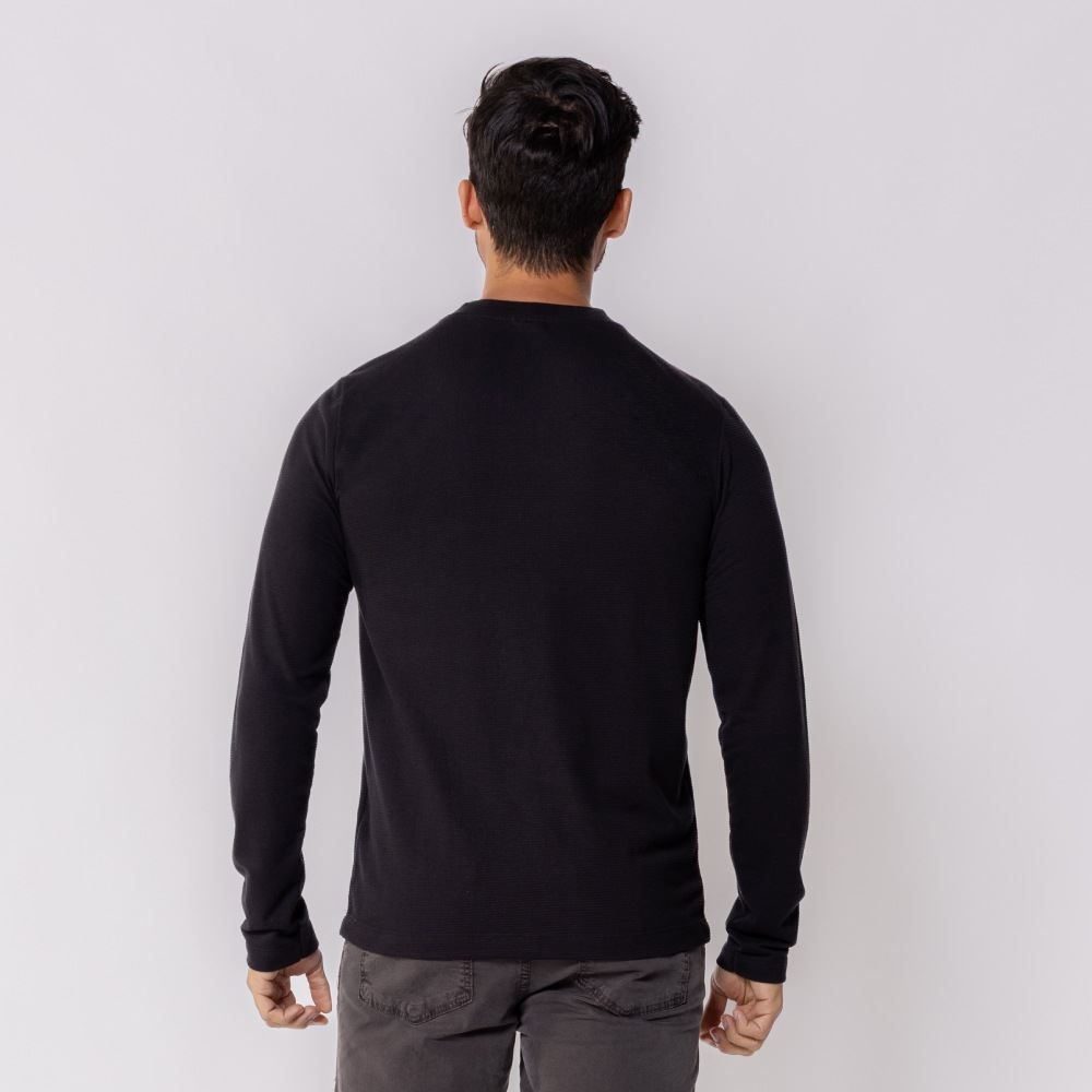 Camiseta Masculina Manga Longa De Malha Marc Alain 