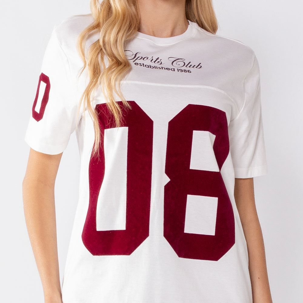 Camiseta Oversized Feminina College Boby Blues