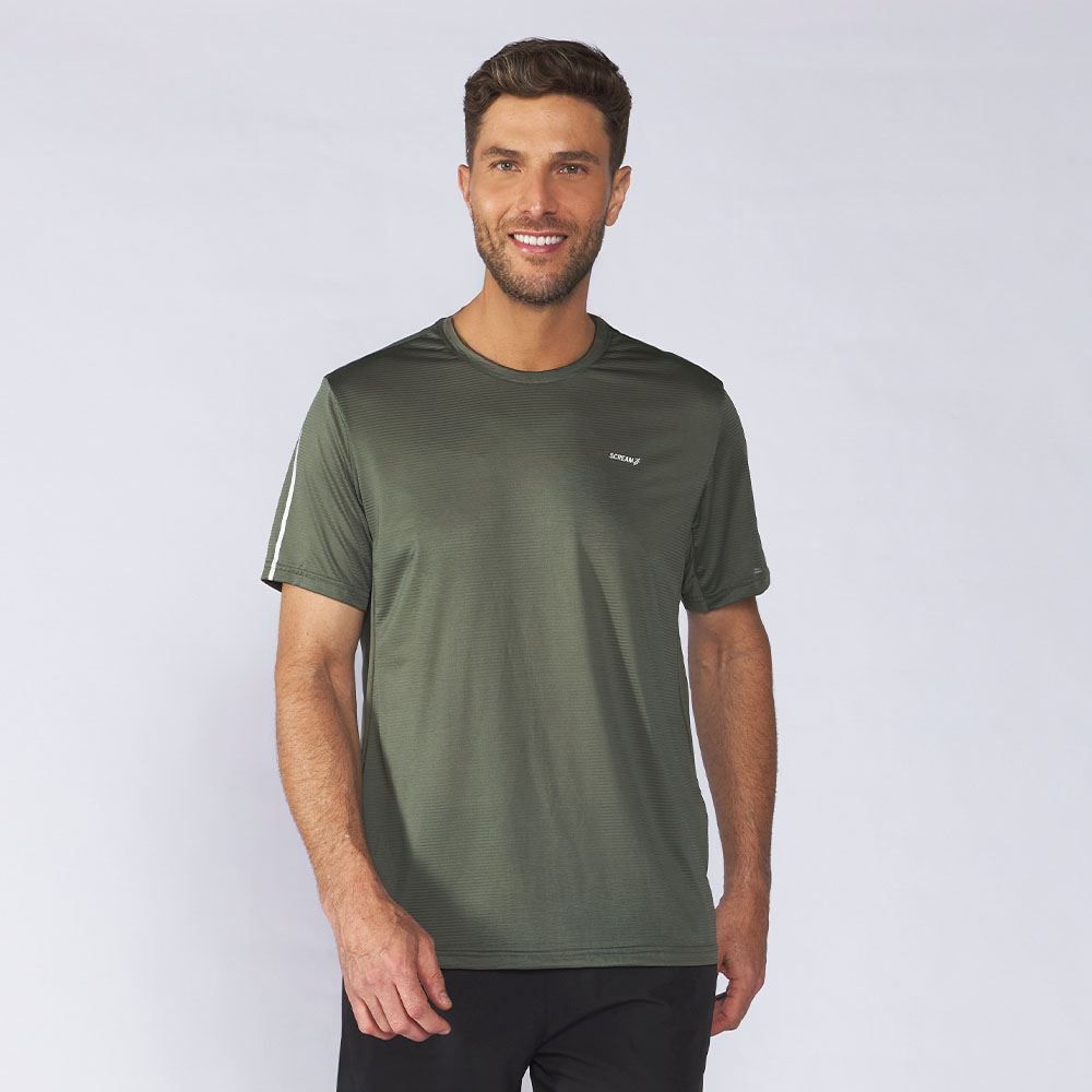 Camiseta Esportiva Masculina Dry Fit Scream