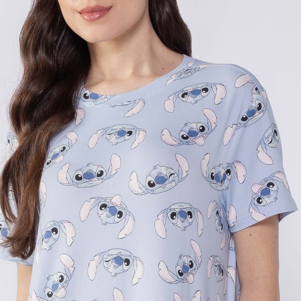 Camisola Stitch Manga Curta Disney