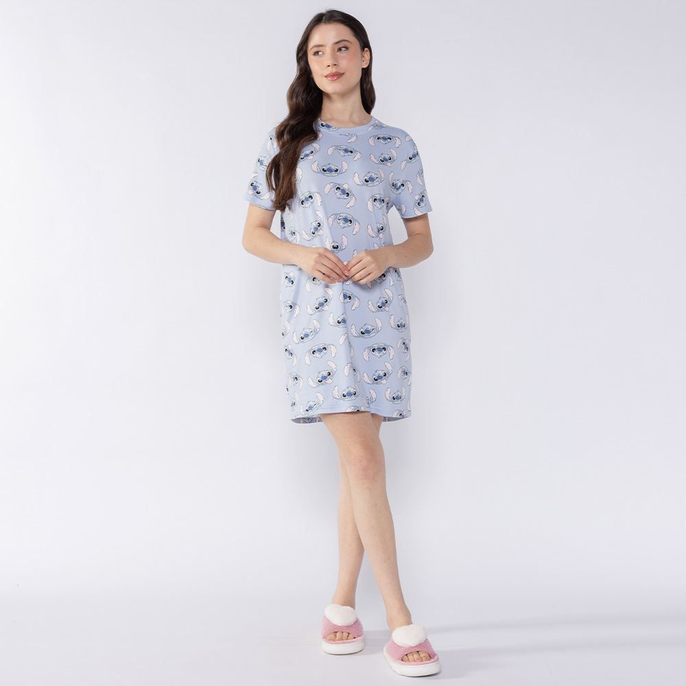 Camisola Stitch Manga Curta Disney