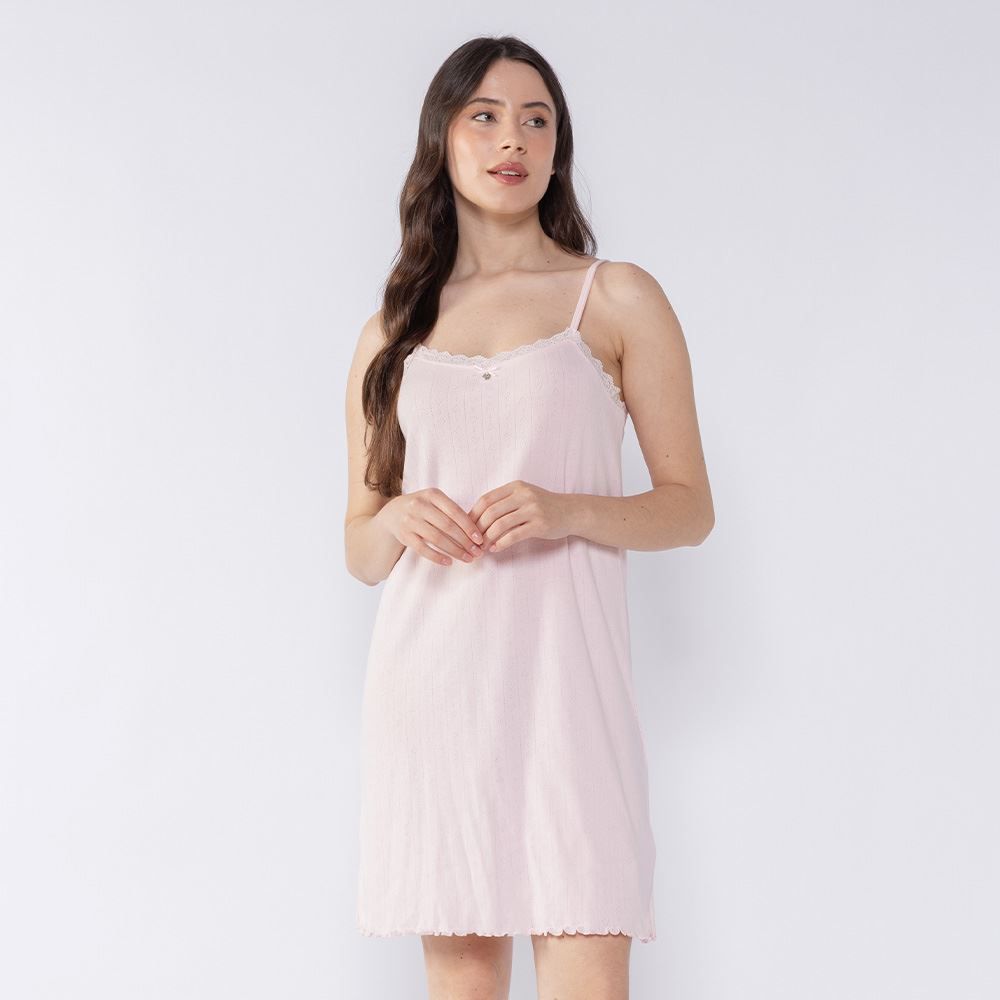 Camisola Feminina De Alça Tricô Camila Moretti