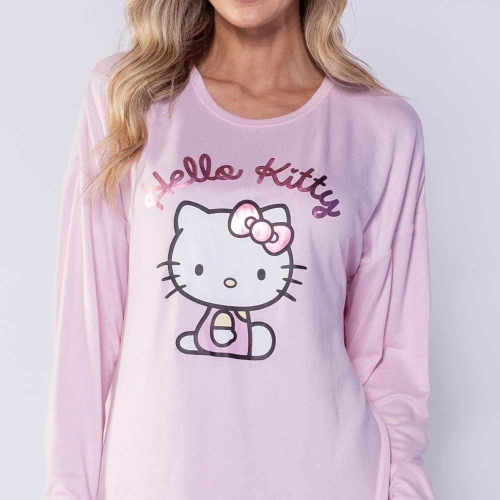Camisola Manga Longa Em Malha Tricot Sanrio
