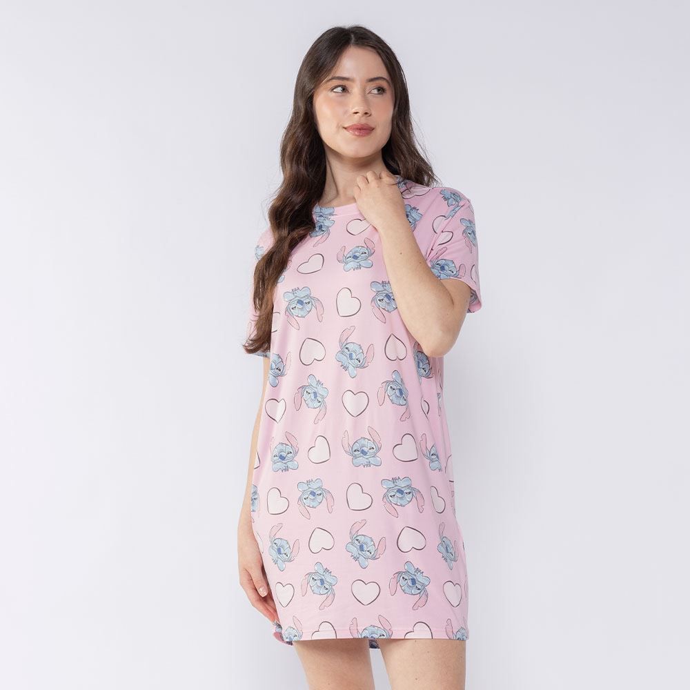Camisola Stitch Manga Curta Disney