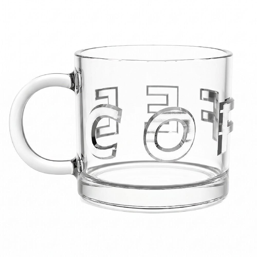Caneca Coffee Vidro Hauskraft -  320ml