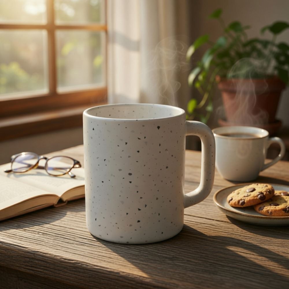 Caneca de Café Cerâmica Granilite 90Mll Wolff - Sortido
