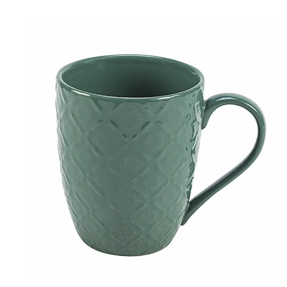 Caneca Decorada Geométrica Verde Havan Casa - 350ml