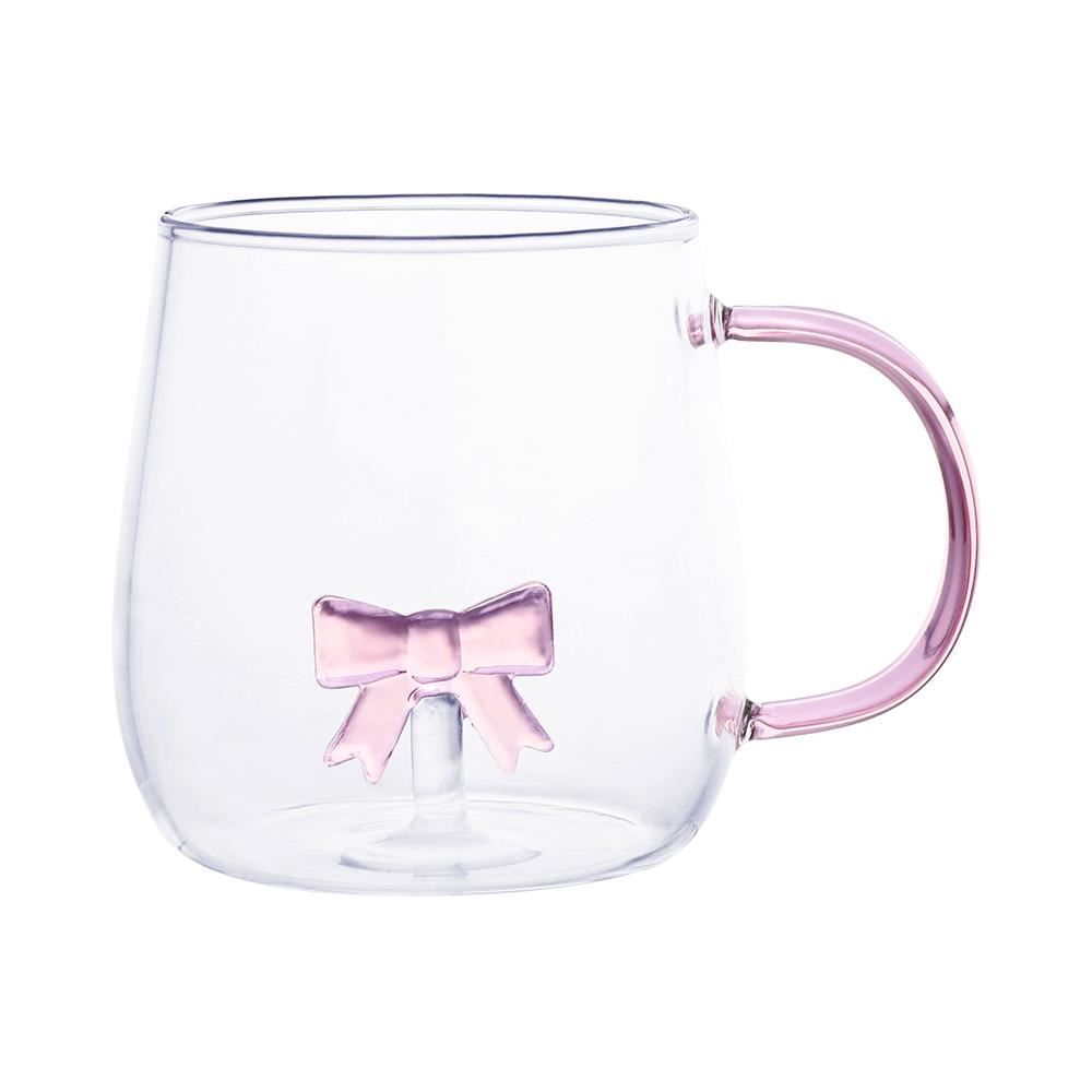 Caneca Laço 3D Vidro Borossilicato 400Ml - LACO 3D