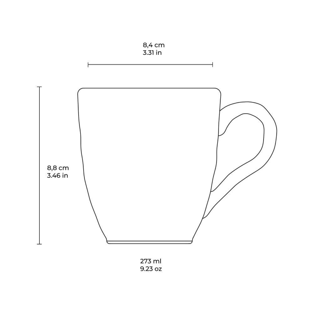 Caneca Stoneware Mel Porto Brasil - 273ML