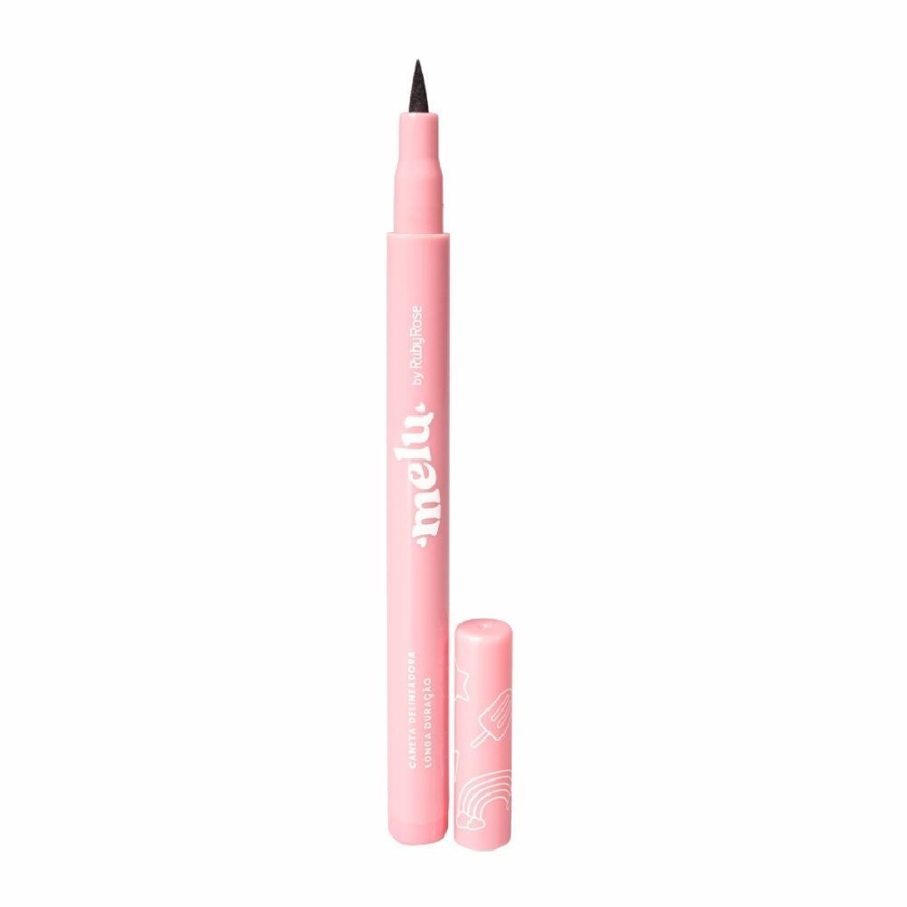 Caneta Delineadora Longa Duração Melu Ruby Rose - 1,7g