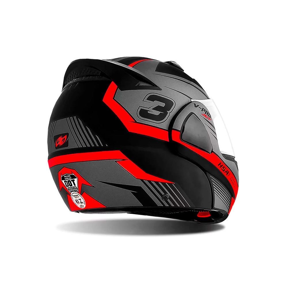 Capacete V-Pro Jet 3 Pro Tork - 58