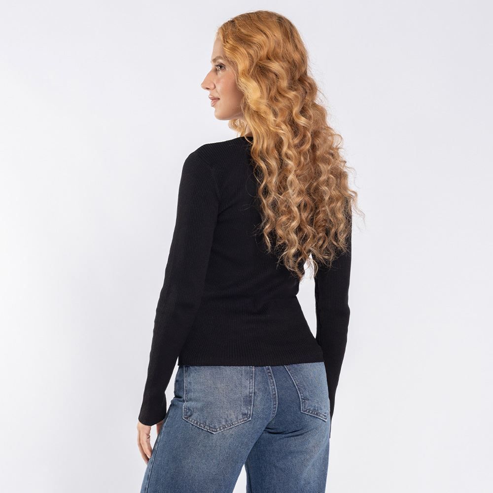Cardigan Feminino De Tricot Canelado Boby Blues
