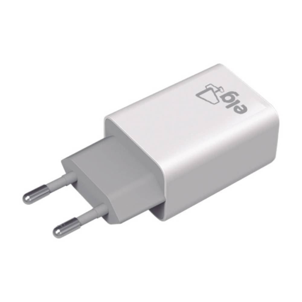 Carregador De Parede Com 1 Saída Usb 3.0A Elg