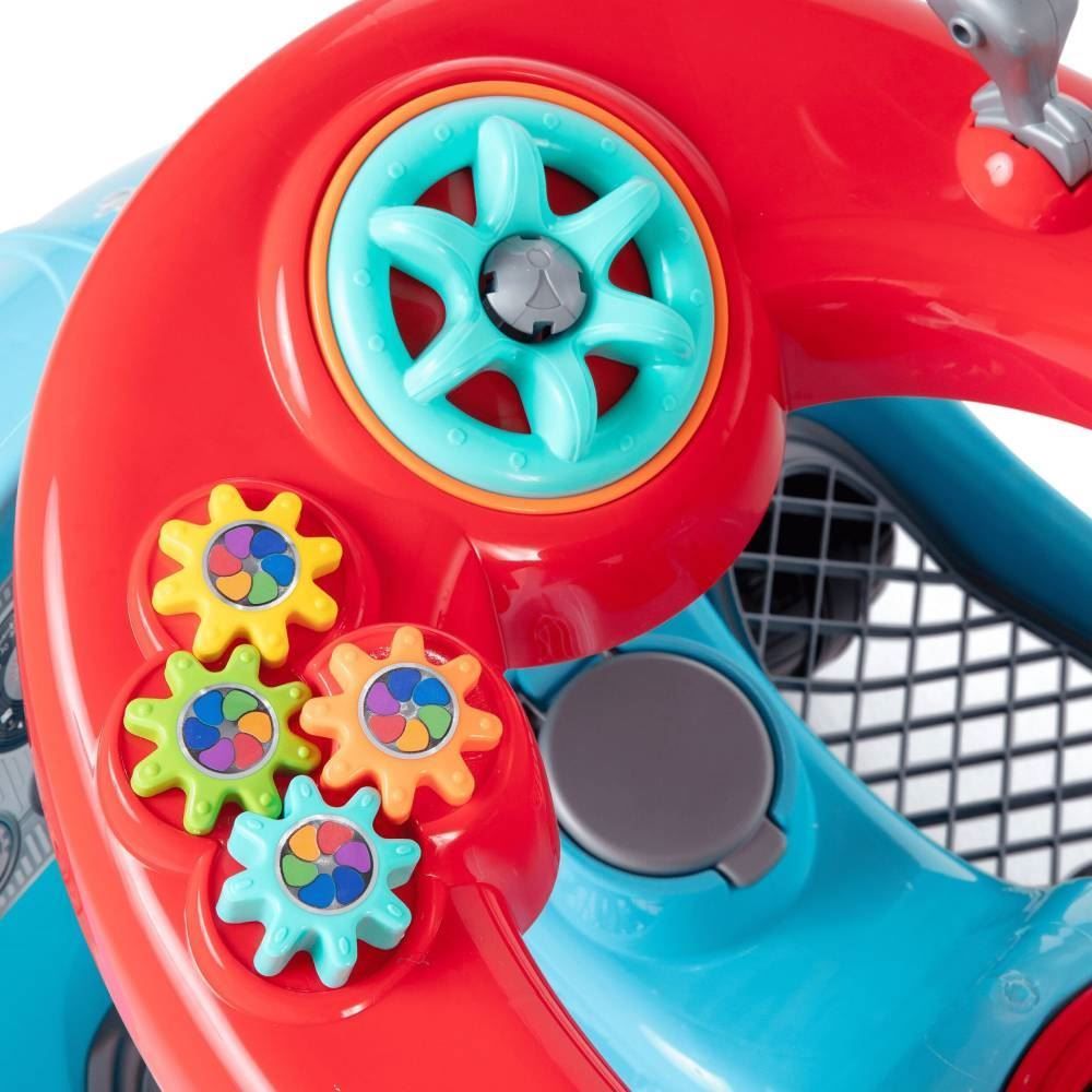 Carro Passeio E Pedal Azul Fouks Calesita  - 998