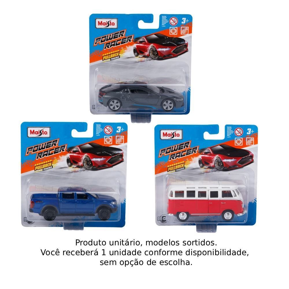 Carros Fresh Metal Power Racers Maisto - Sortido