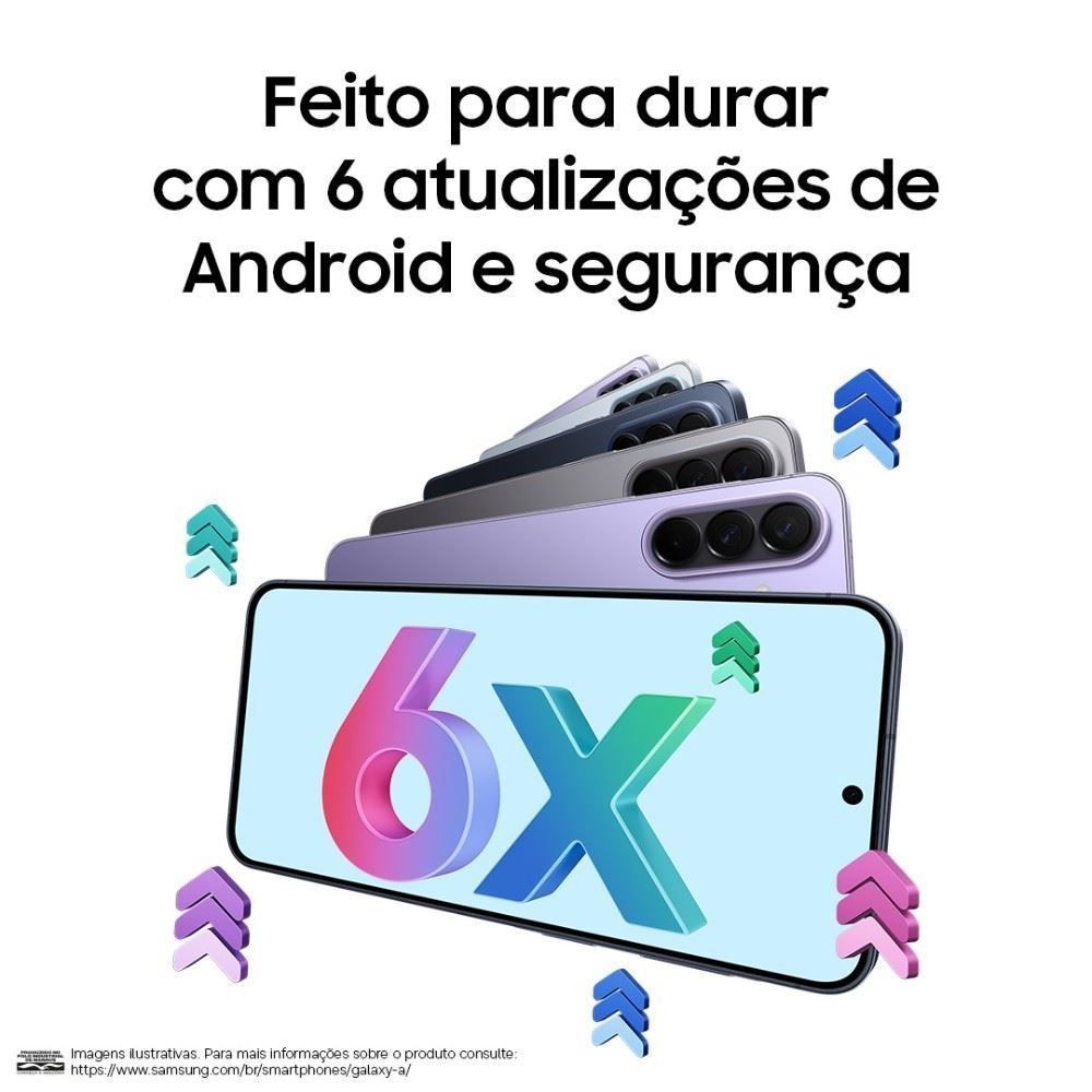 Celular Samsung Galaxy A37 5G 128Gb 6Gb Ram Câmera 50Mp Recursos Ai - Lavanda