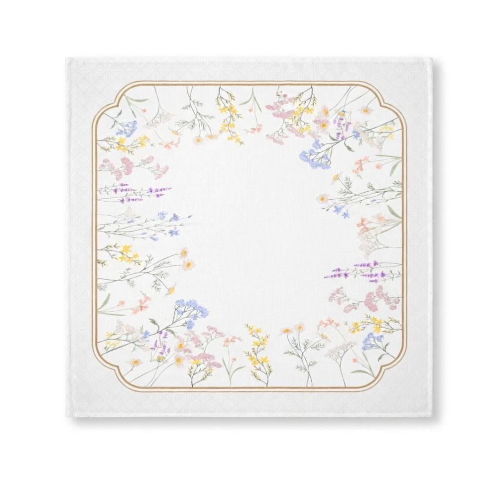 Centro de Mesa 78X78 cm Clean Renova Dohler - Floral Boho