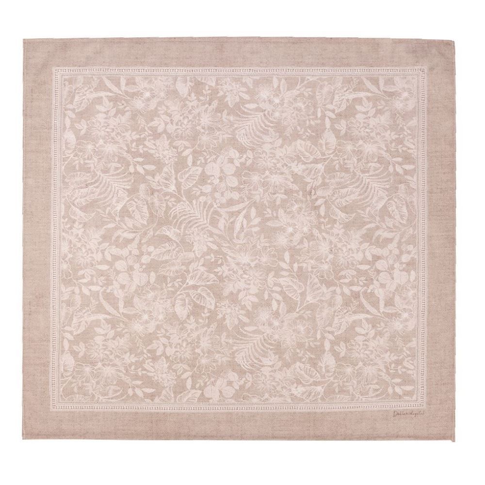 Centro de Mesa 78X78 cm Clean Renova Dohler - Alana Bege