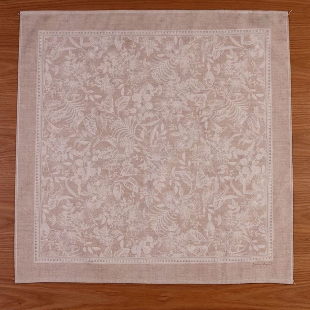 Centro de Mesa 78X78 cm Clean Renova Dohler - Alana Bege