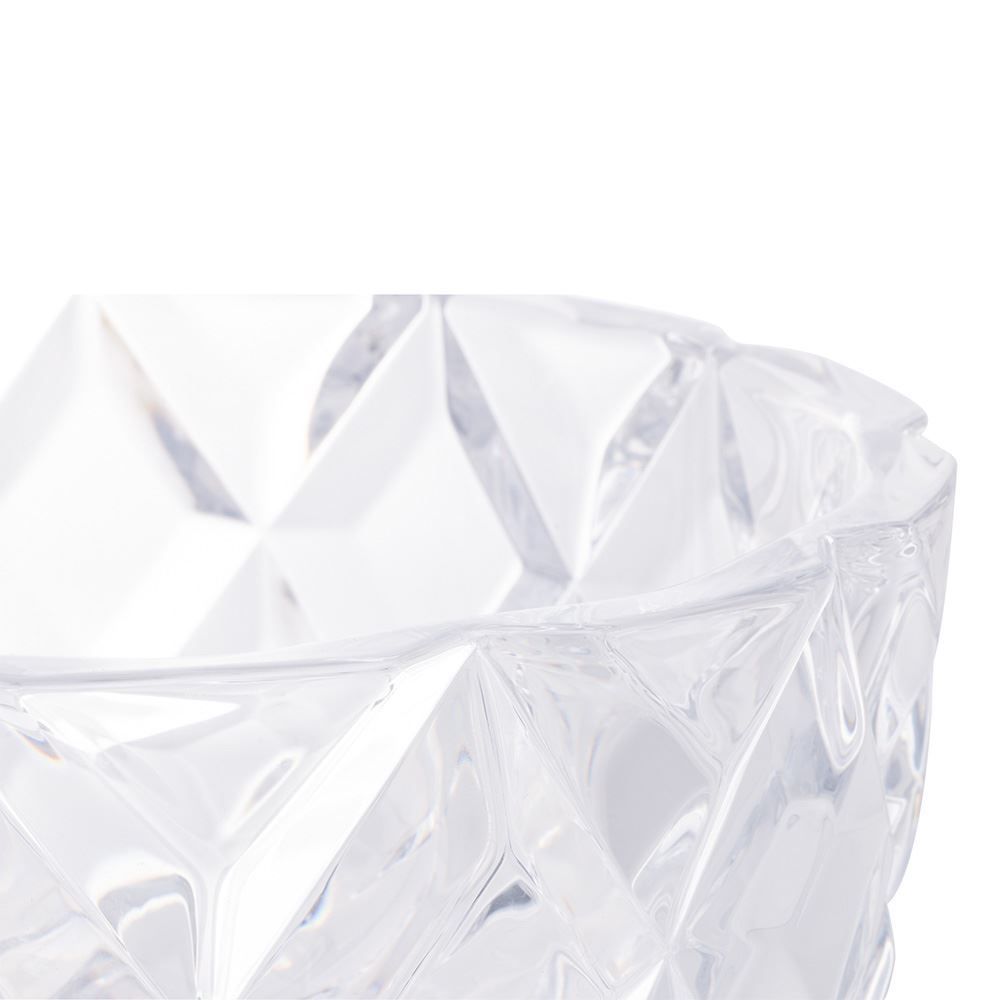 Centro De Mesa Com Pé Lyor Deli 24,5Cm - Cristal