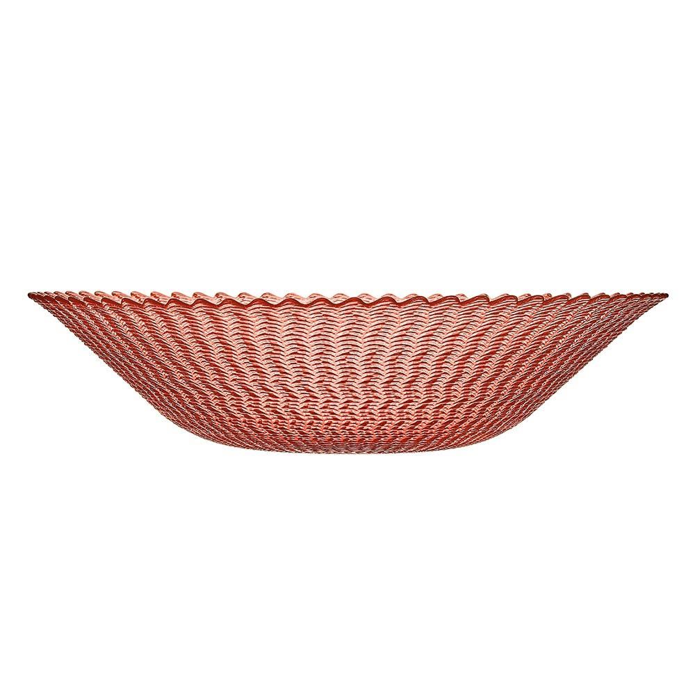 Centro De Mesa Multiuso Ondas Vermelho
