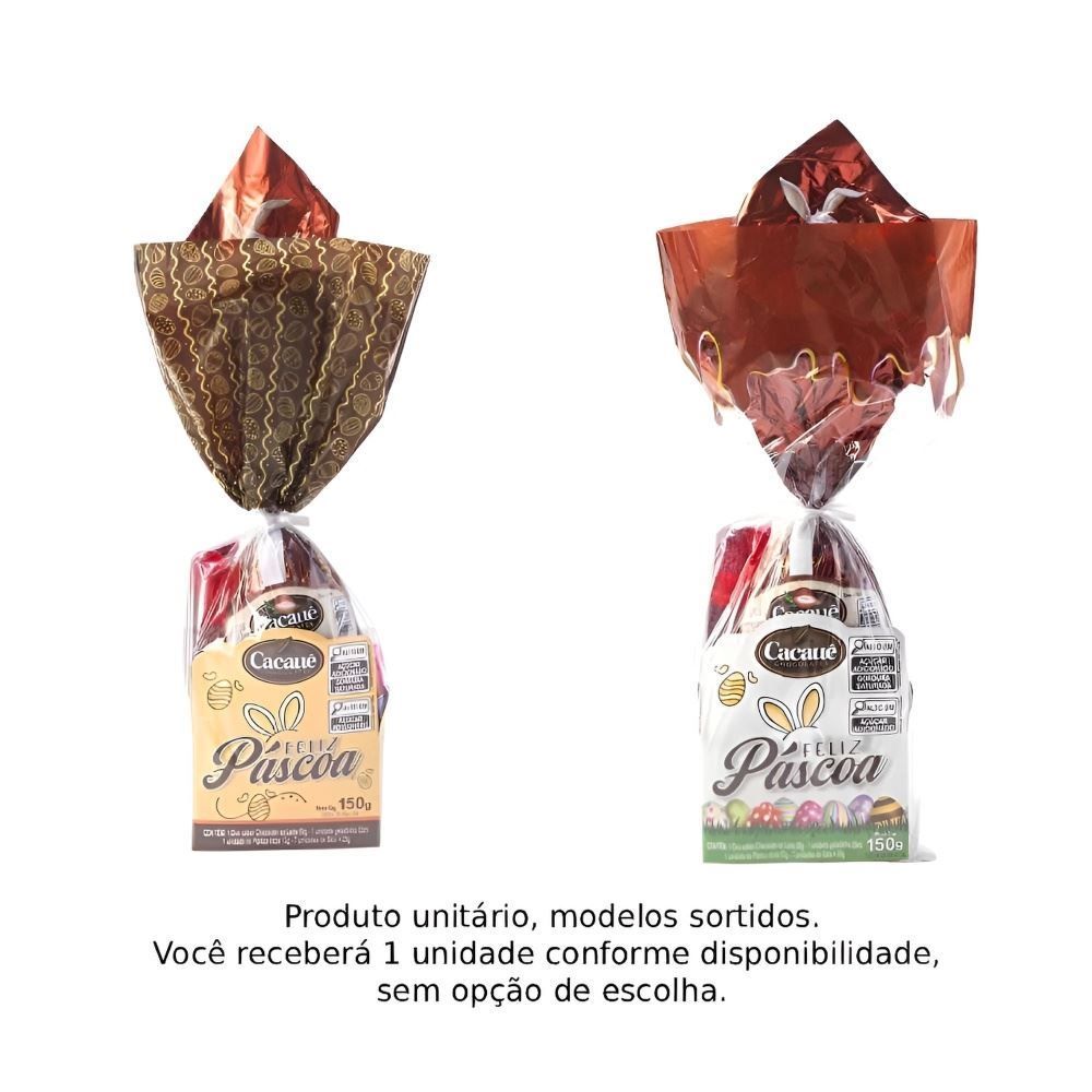 Mini Cesta de Páscoa Sortida Cacauê - 150g