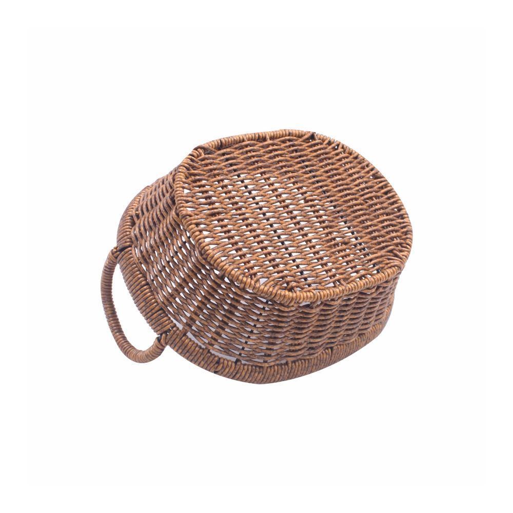 Cesto Oval Com Alça Havan Casa 25 Cm - Natural