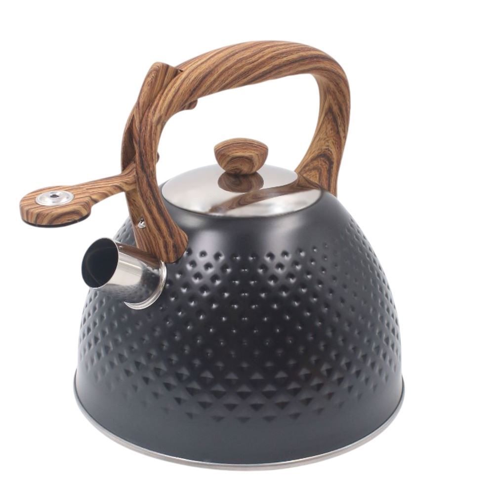 Chaleira Aço Inox Aspen Havan Casa 2,7 Litros - Preto 