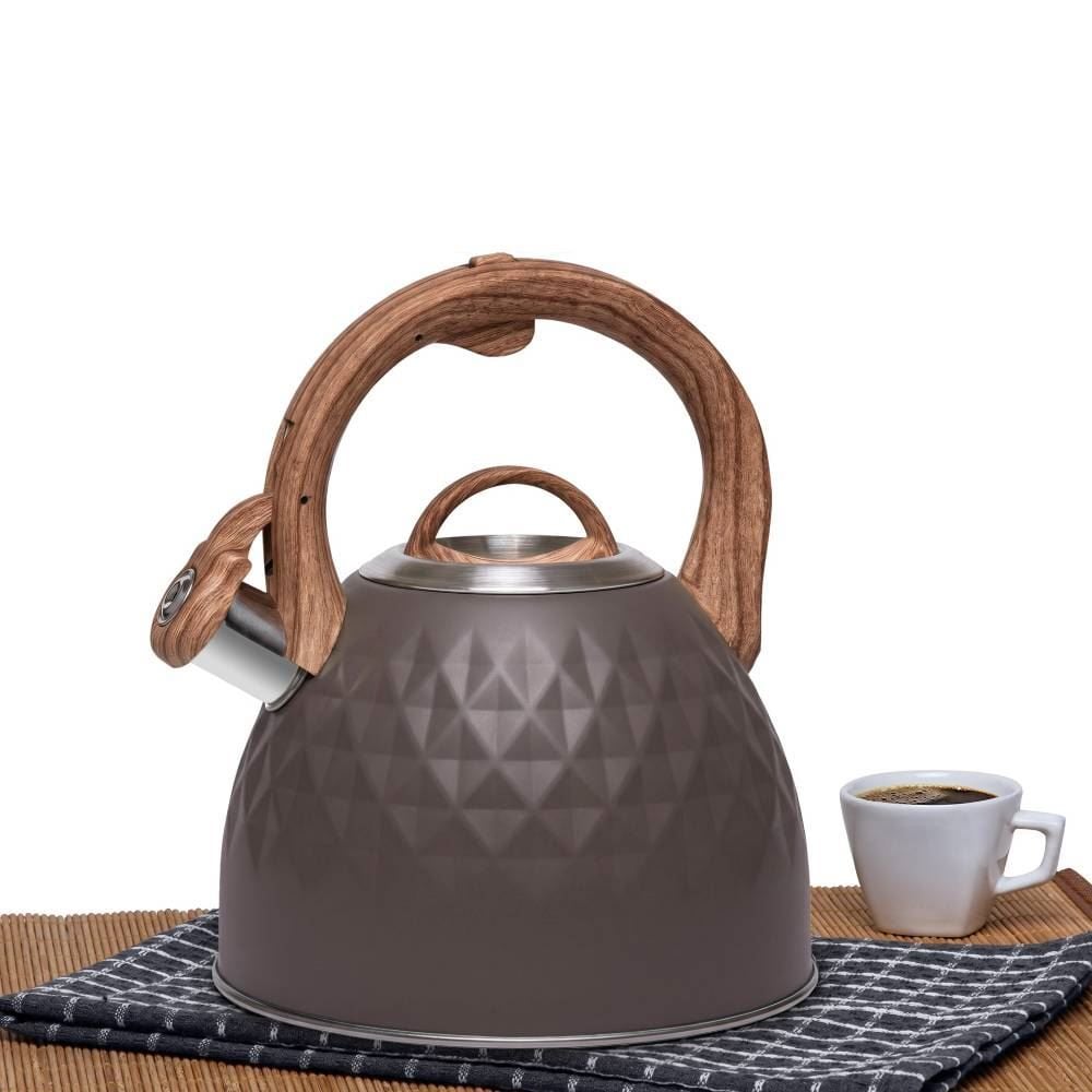 Chaleira com Apito Diamond Havan Casa 2,7 Litros - Chocolate