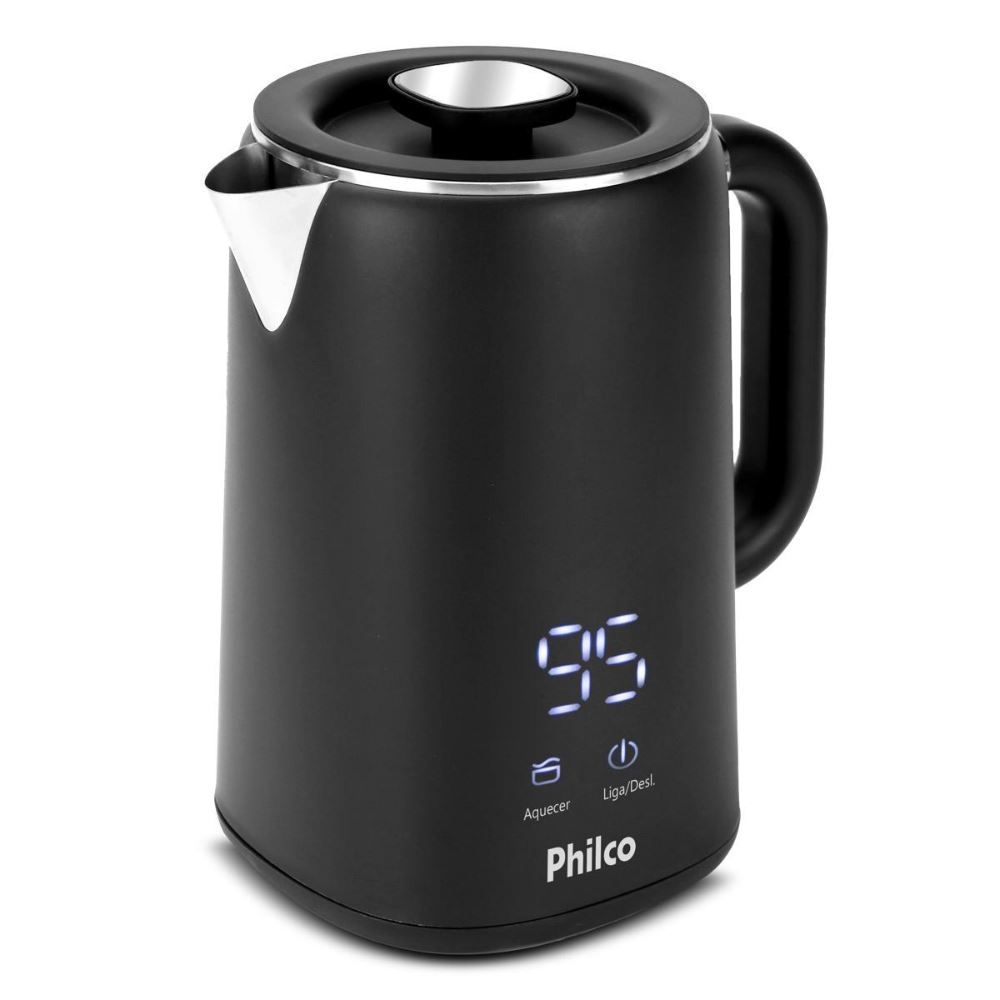 Chaleira Elétrica Philco 1,8L Painel Digital PCH18B