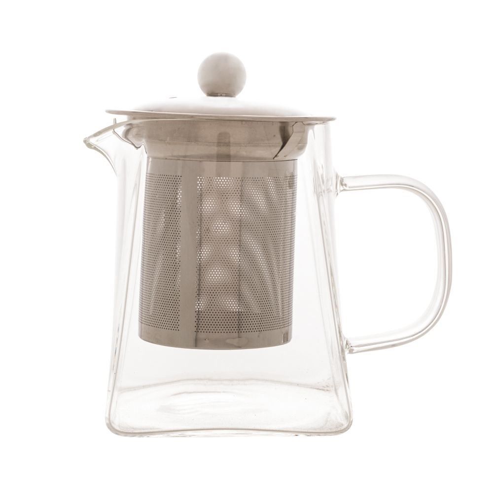 Chaleira Em Vidro Com Filtro Inox Lyor  -  550ml