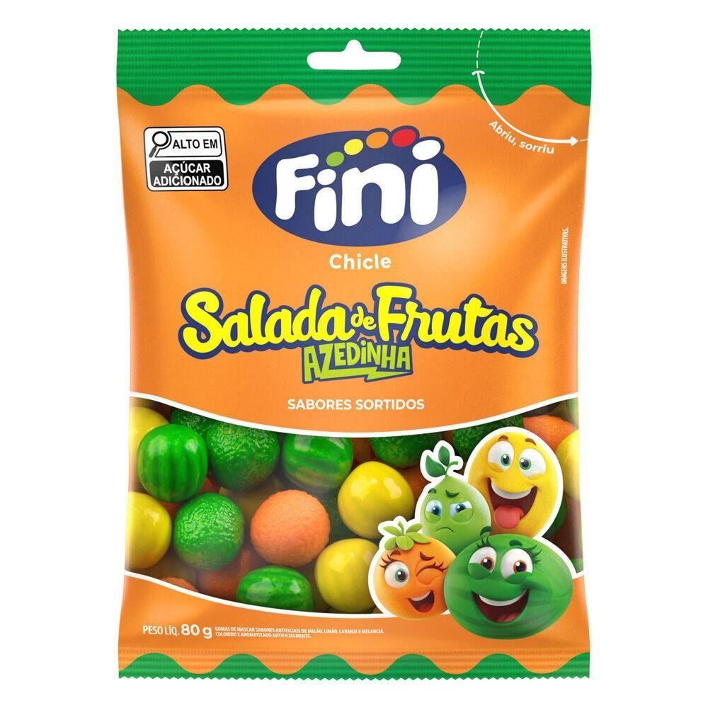 Chiclete Salada De Frutas Fini - 80g