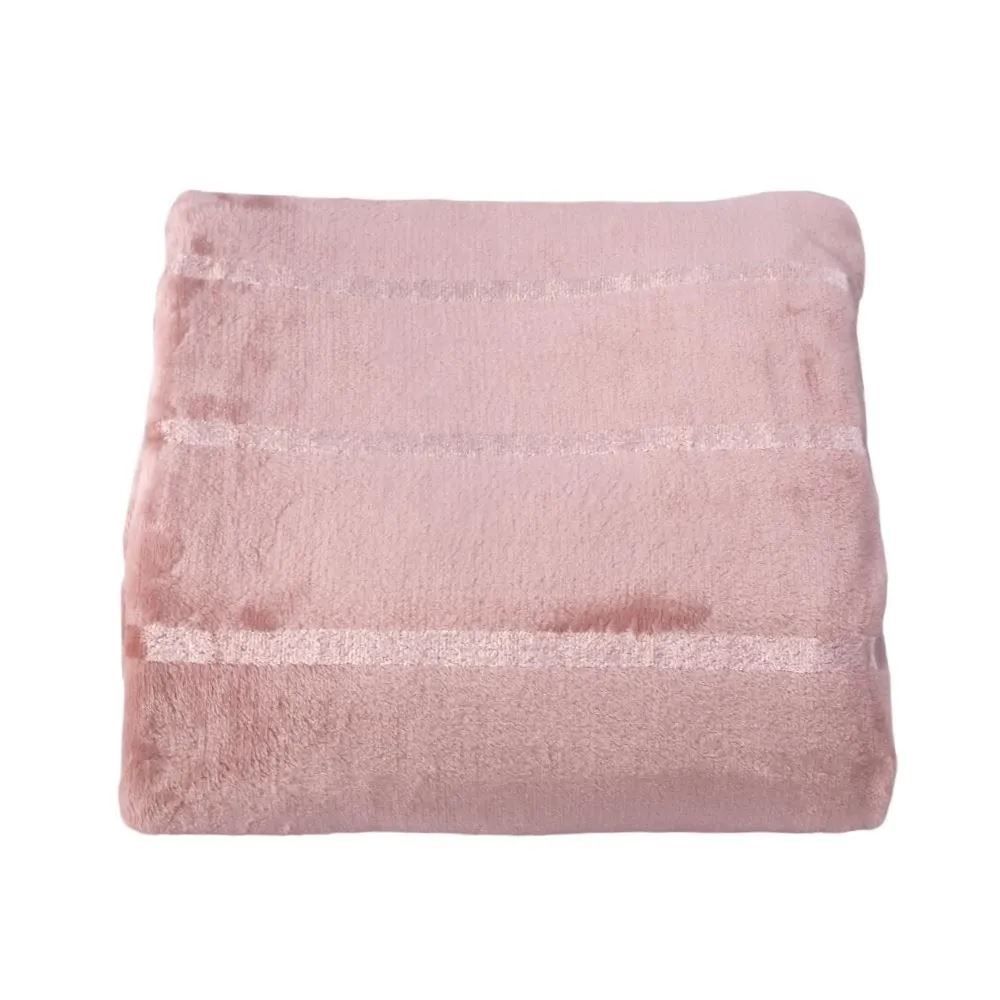 Cobertor Casal 100% Poliéster Elegance Havan Casa - Rosa Pétala