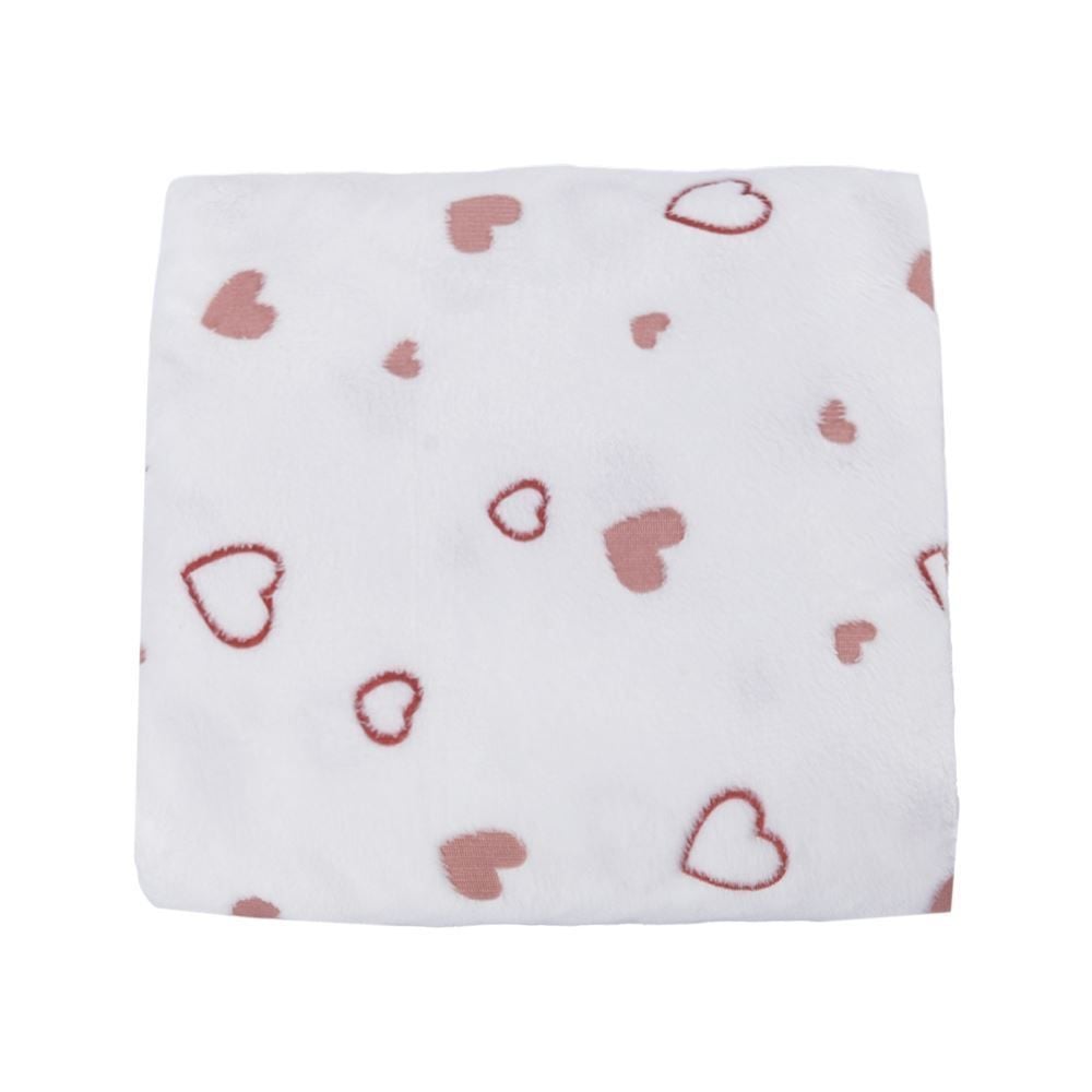 Cobertor Casal Lumini Microfibra 3D Havan Casa - Corações Rosa