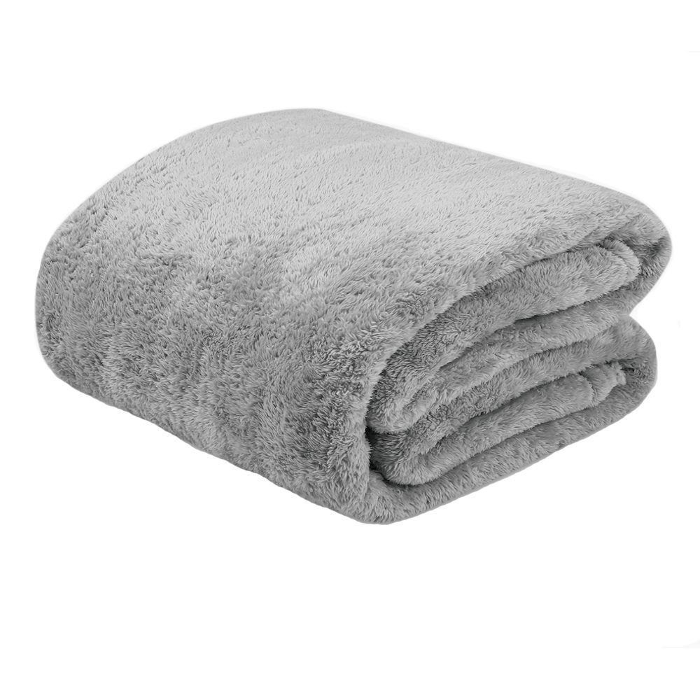 Cobertor Casal Lyon Comfort Sherpa Havan Casa - Cinza