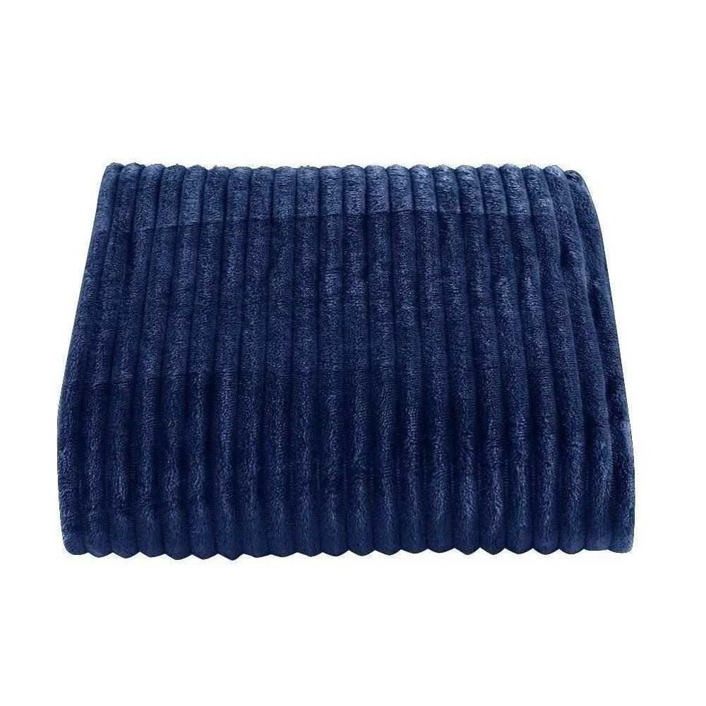 Cobertor Casal Montreal Havan Casa 1,80M X 2,20M - Azul Mariner