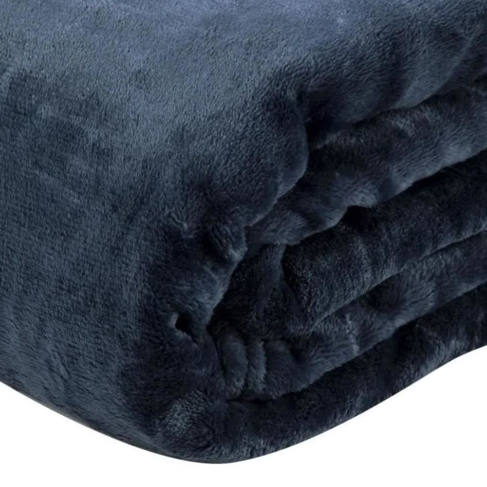 Cobertor Casal Neo Velour Camesa - Azul