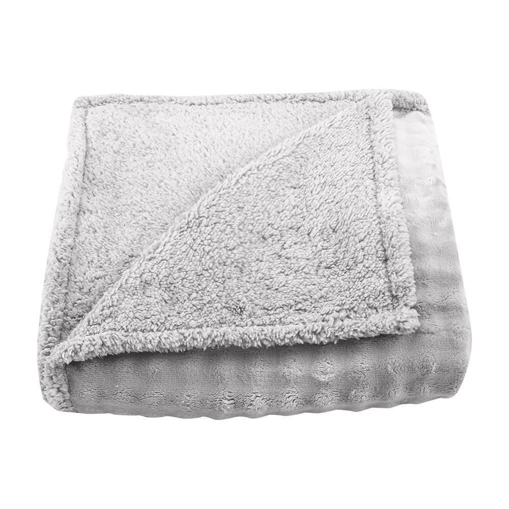Cobertor Casal Requinte Sherpa Color Havan Casa - Ice
