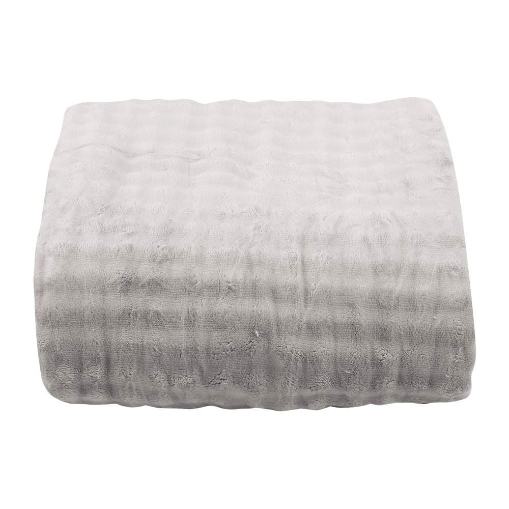 Cobertor Casal Requinte Sherpa Color Havan Casa - Ice