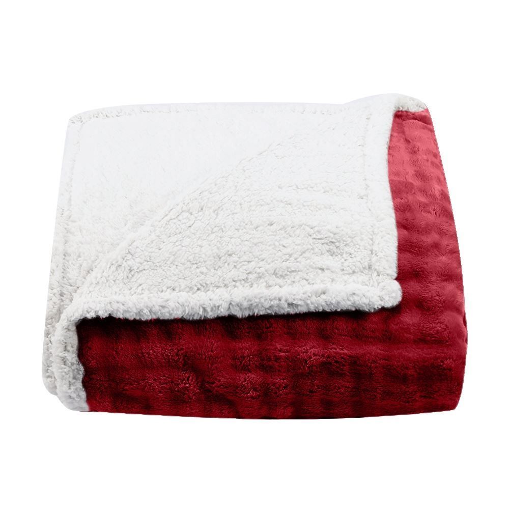 Cobertor Casal Requinte Sherpa Havan Casa - Bloodstone