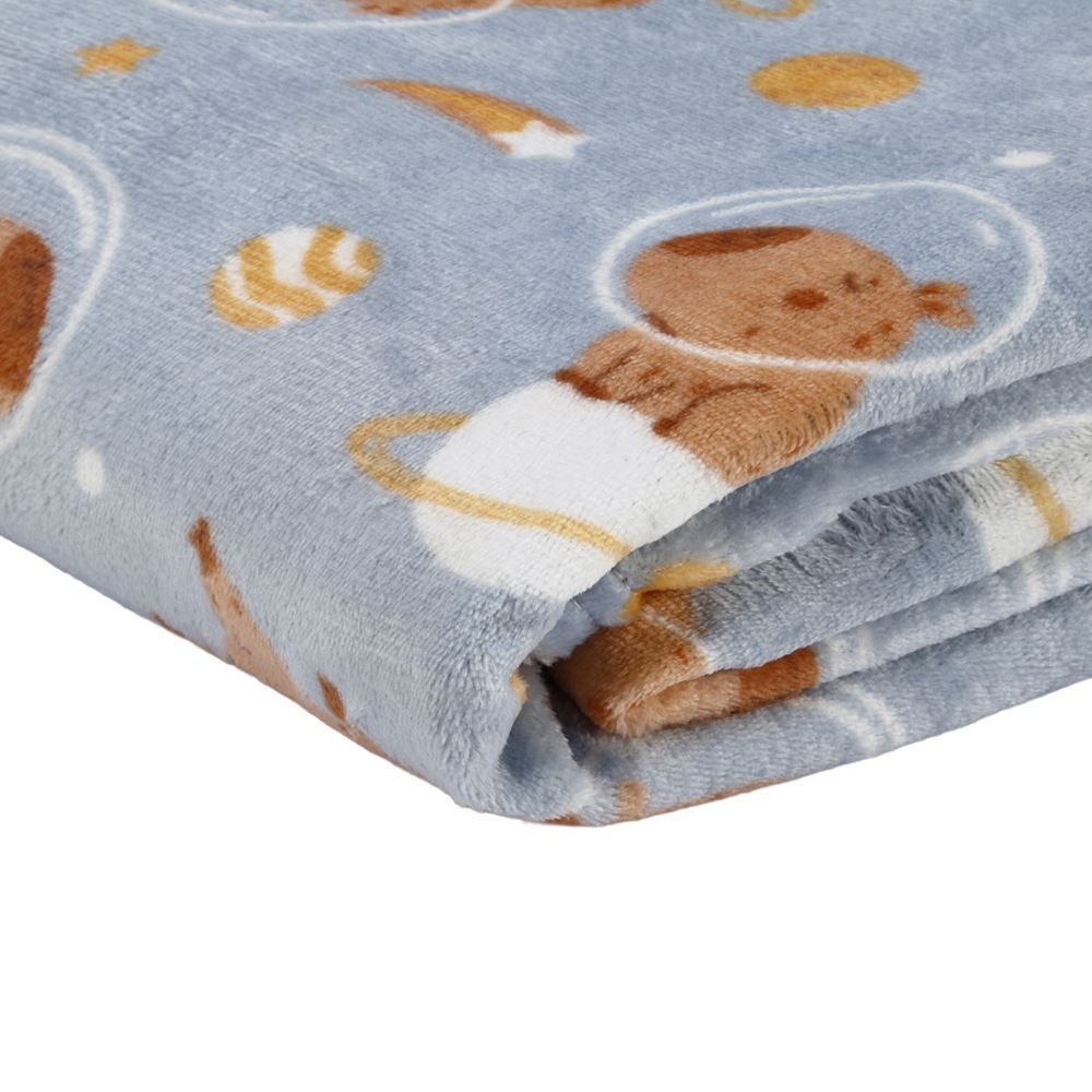 Cobertor Infantil Solteiro Lumini Havan Kids - Capivara Astronauta