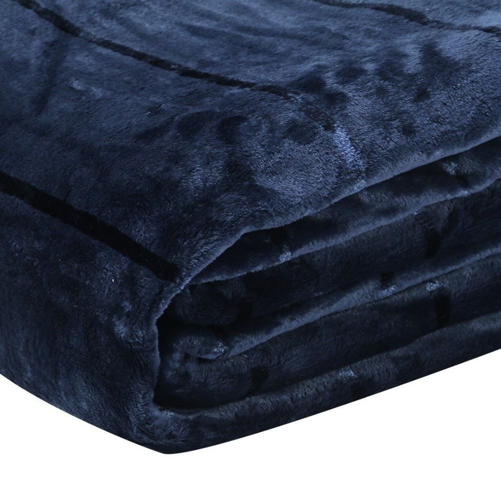 Cobertor King 100% Poliéster Elegance Havan Casa - Azul