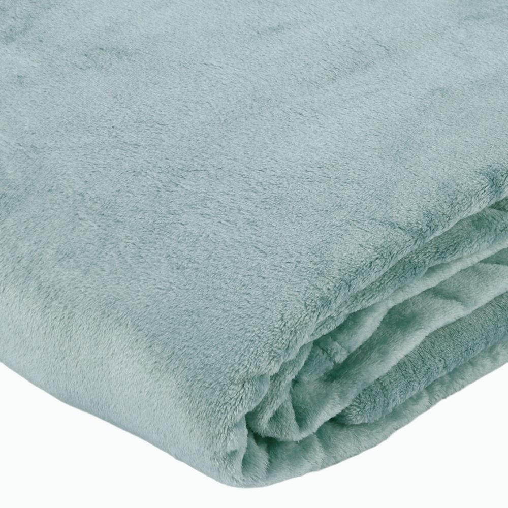 Cobertor King Premier Liso 100% Poliéster Havan Casa - Verde Capri