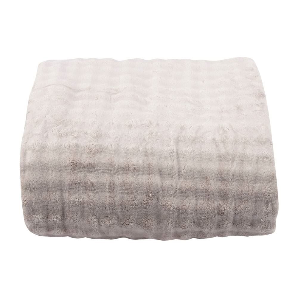 Cobertor King Requinte Sherpa Color Havan Casa - Bege